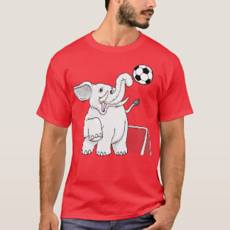 T-shirt Eléphant comme joueur avec balle 2