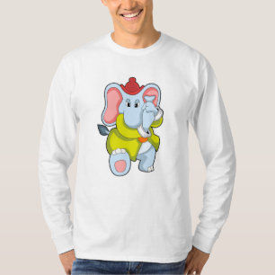 T-shirt Elephant comme pompier avec Proboscis