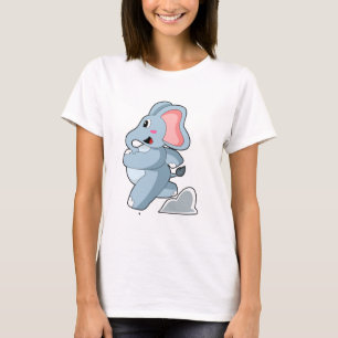 T-shirt Eléphant coureur