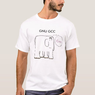 T-shirt éléphant-cxx, GCC de GNOU