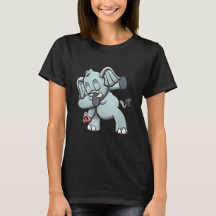 T-shirt Eléphant Dabbing Pour Garçons Ou Filles Enfants Ou
