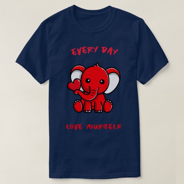 T-shirt Eléphant d'amour (Design devant)