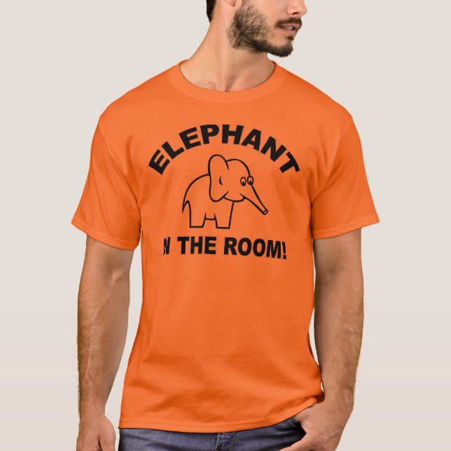 T-shirt Éléphant dans la chambre (Devant)