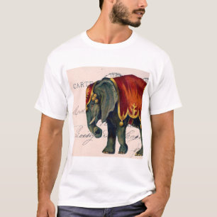 T-shirt Eléphant de cirque vintage