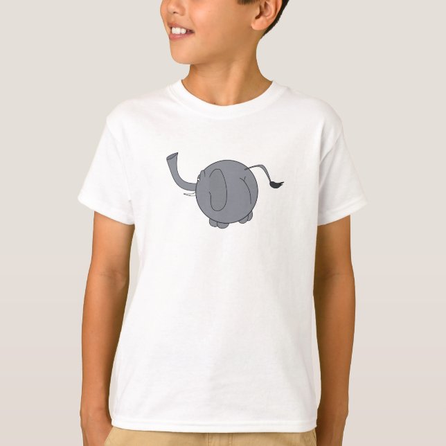 T-shirt Eléphant de Cute Chubby (Devant)