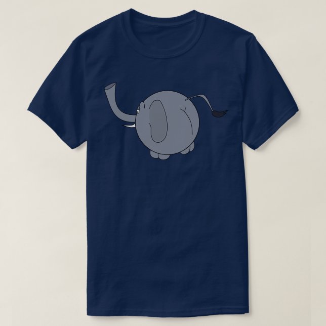 T-shirt Eléphant de Cute Chubby (Design devant)