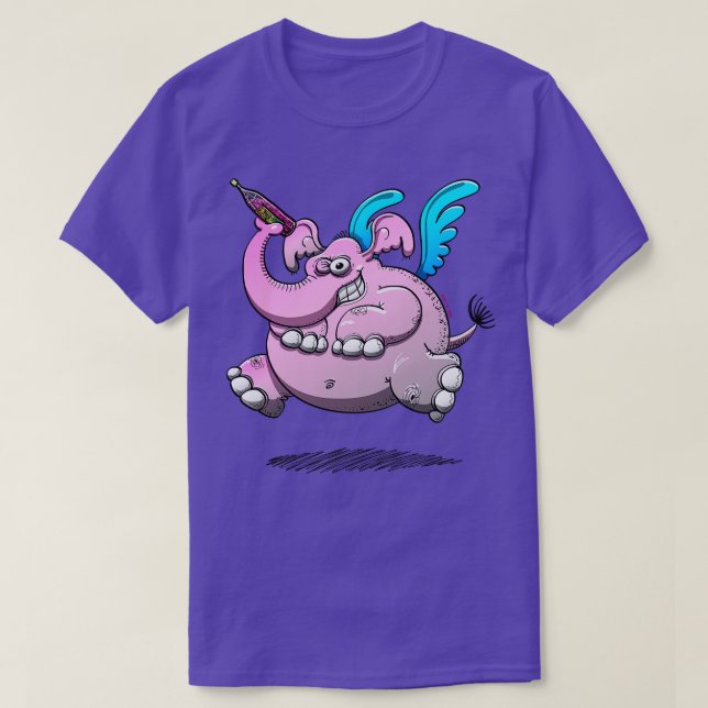 T-shirt Elephant de Délirium Tremens (Design devant)