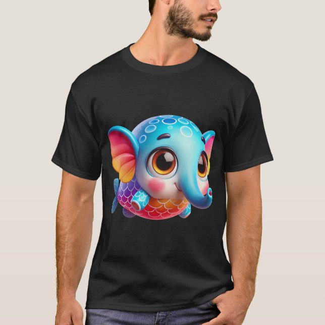 T-shirt Éléphant de mer adorable (Devant)