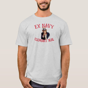 T-shirt Éléphant de mer ex-marine HG