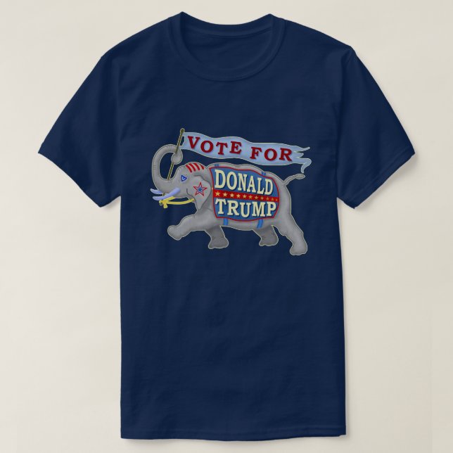T-shirt Éléphant de président 2020 républicain de Donald (Design devant)