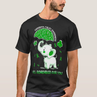T-shirt Eléphant de sensibilisation à la paralysie cérébra