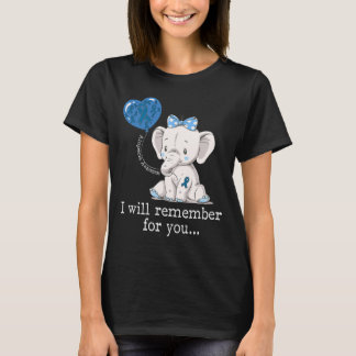 T-shirt Eléphant de sensibilisation à l'alopécie 1