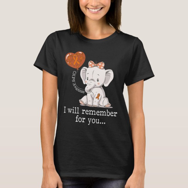 T-shirt Eléphant de sensibilisation à l'ESPC (Devant)