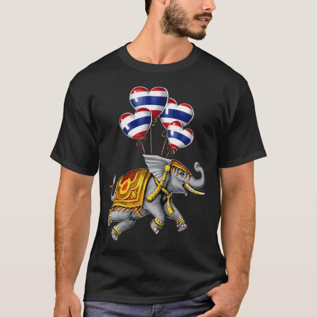 T-shirt Éléphant de Thaïlande (Devant)