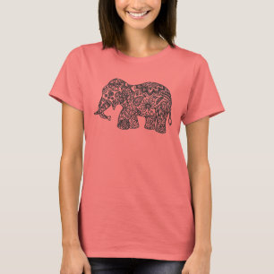 T-shirt Eléphant Doodle
