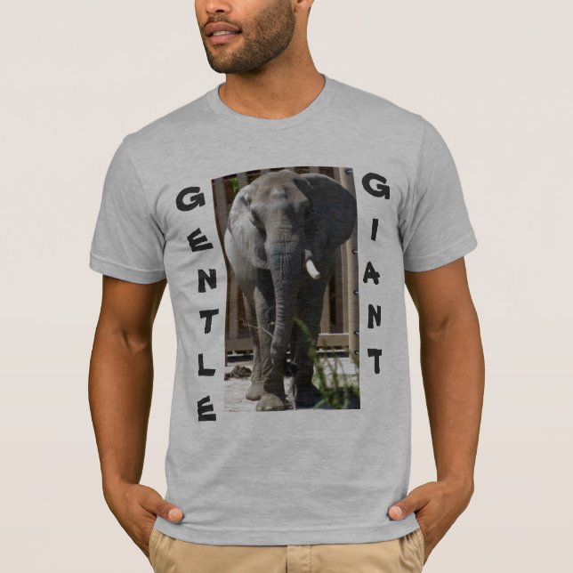 T-SHIRT ÉLÉPHANT, DOUCE T. GÉANT (Devant)