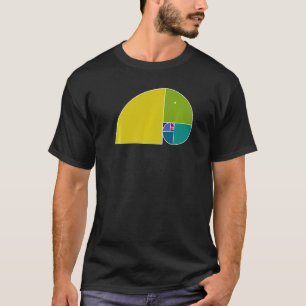 T-shirt Éléphant du nombre d'or  Spirale de Fibonacci 3  A