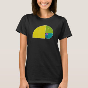 T-shirt Éléphant du nombre d'or  Spirale de Fibonacci 3  A