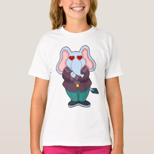 T-shirt Eléphant en forme de chambre avec costume.PNG