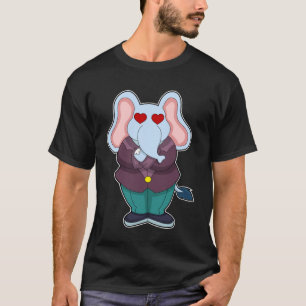 T-shirt Éléphant en marié avec costume.PNG