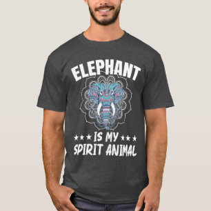T-shirt Éléphant est mon animal spirituel faune famille d'