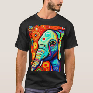 T-shirt Eléphant excentrique