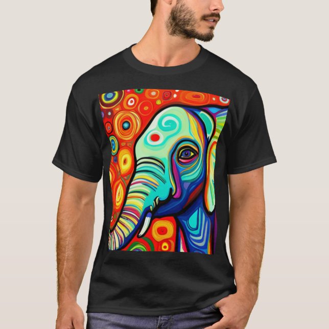 T-shirt Eléphant excentrique (Devant)