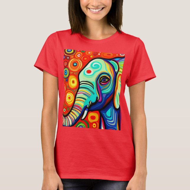 T-shirt Eléphant excentrique (Devant)
