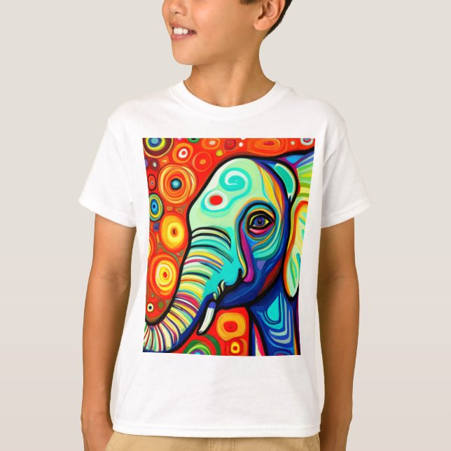 T-shirt Eléphant excentrique (Devant)