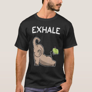 T-shirt Éléphant Exhale Yoga Éléphant