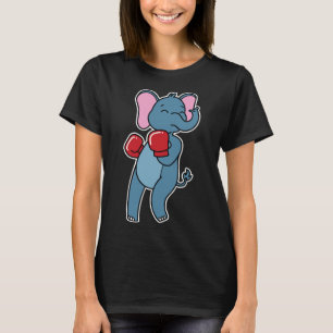T-shirt Elephant fait la boîte
