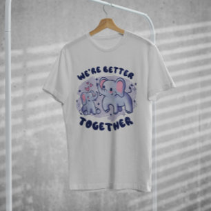 T-shirt Elephant Family Cute