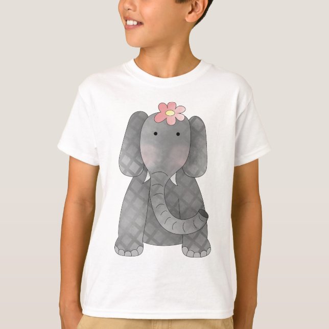 T-shirt Eléphant femelle (Devant)