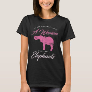 T-shirt Éléphant femmes