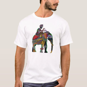 T-shirt Éléphant fleuri