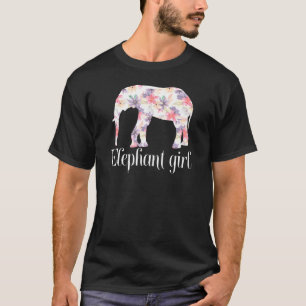 T-shirt Eléphant Girl New Elephant Gif
