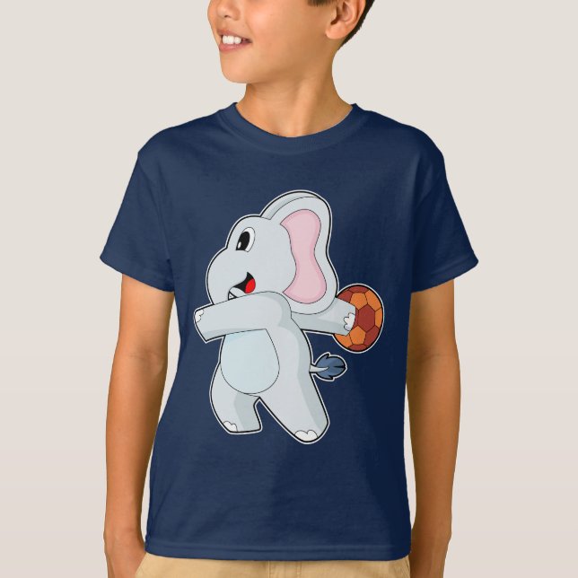 T-shirt Elephant Handball joueur Handball Handball (Devant)