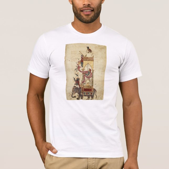 T-shirt Éléphant-Horloge d'automates (Devant)