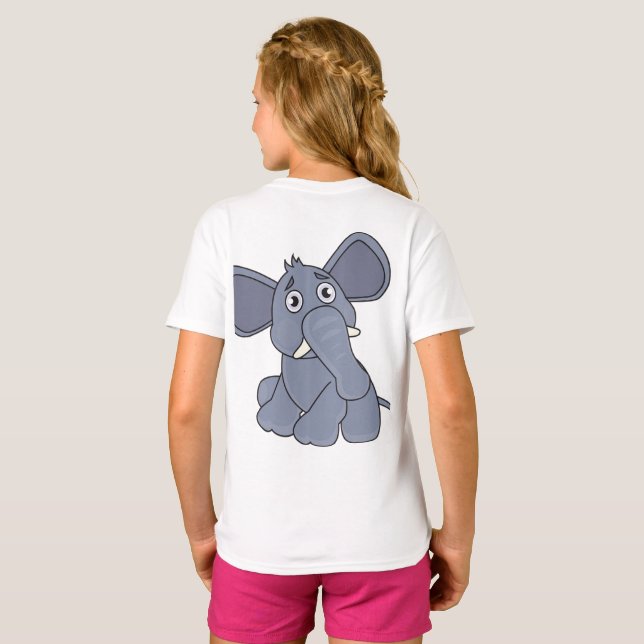 T-shirt éléphant incroyable (Dos entier)