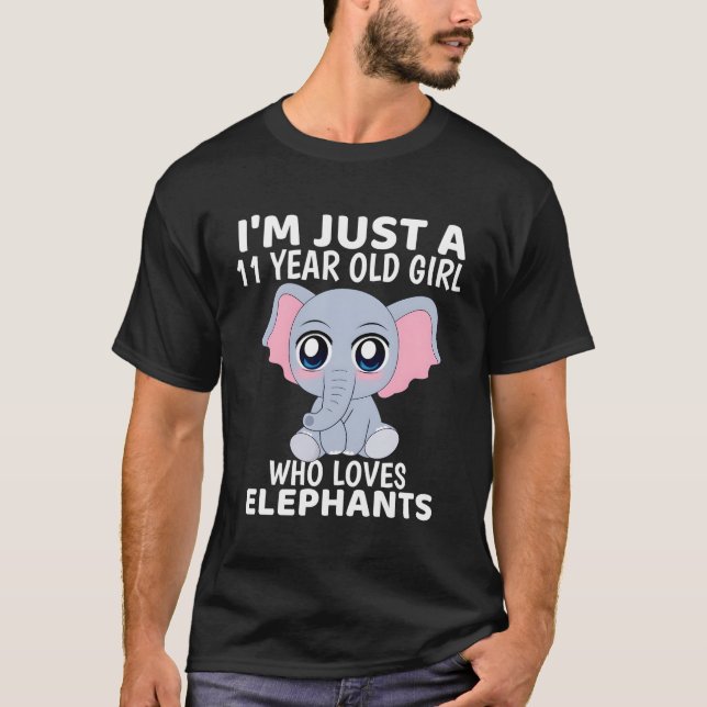 T-shirt Elephant Je Ne Suis Qu'Un 11 (Devant)
