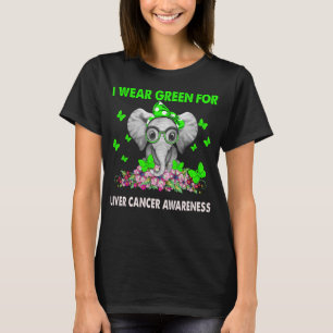 T-shirt Elephant Je Porte Le Vert Pour SENSIBILISER LE CAN