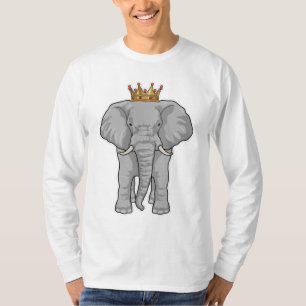 T-shirt Elephant King Crown