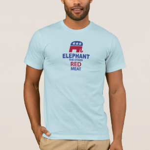 T-shirt Eléphant L'Autre Viande Rouge