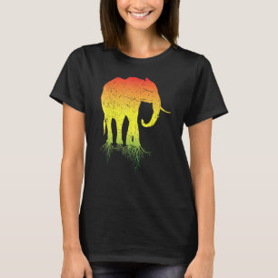 T-shirt Elephant L'Esprit Animal Mammifère Africain