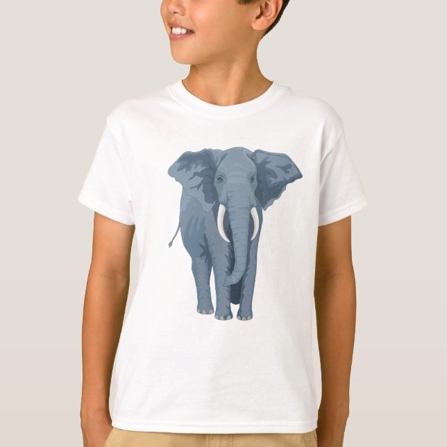 T-shirt Éléphant majestueux (Devant)