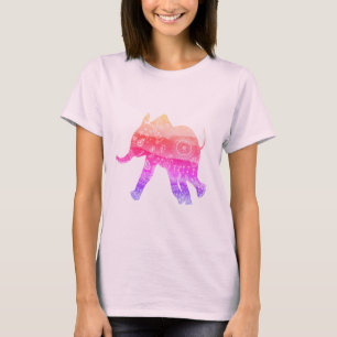 T-Shirt éléphant Mandala
