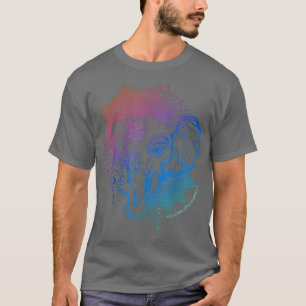 T-shirt Elephant Mandala Yoga Namaste LovingKindness Medit