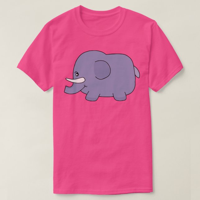 T-shirt Eléphant mignon (Design devant)