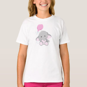 T-shirt Eléphant mignon, Eléphant Avec Ballons