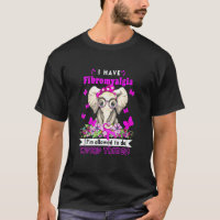 Eléphant mignonne J'ai Fibromyalgie Sensibilisatio